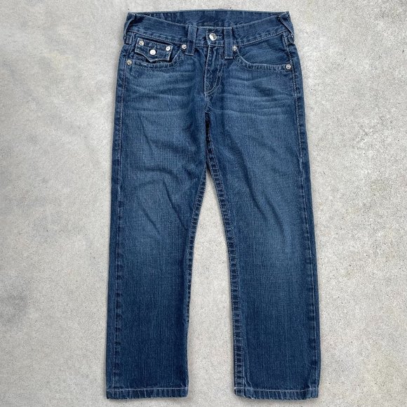 True Religion Denim Straight Jeans with embroidery - Size 30 - Picture 2 of 9